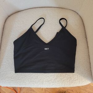 Set Active Formcloud Mini V Longline Bra,M, Onyx